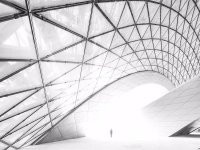 當(dāng)代藝術(shù)館室內(nèi)空間展覽展示效果-1563-11