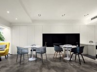 極簡黑白辦公室裝修裝飾設(shè)計(jì)效果-第1528期