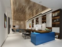 現(xiàn)代風格辦公室裝修裝飾設計效果-1560-03