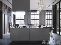 工業(yè)風(fēng)格家居裝修裝飾室內(nèi)設(shè)計效果-A506-2