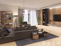 現(xiàn)代風格家居裝修裝飾室內(nèi)設(shè)計效果-A8001