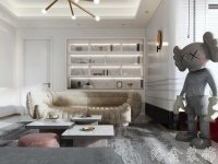 現代簡約家居裝修裝飾室內設計效果-B935-2