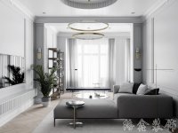 現(xiàn)代輕奢家居裝修裝飾室內設計效果-D211