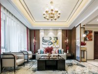 新中式風格家居裝修裝飾室內(nèi)設計效果-G607-2