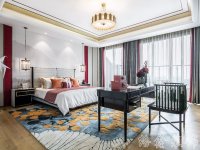 新中式風格家居裝修裝飾室內(nèi)設計效果-G607-5