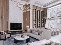 新中式風格家居裝修裝飾室內(nèi)設計效果-G608