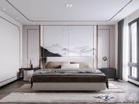 新中式風(fēng)格家居裝修裝飾室內(nèi)設(shè)計效果-G608-4