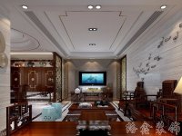 新中式風格家居裝修裝飾室內(nèi)設計效果-G613-2