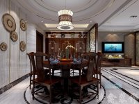 新中式風格家居裝修裝飾室內(nèi)設計效果-G613-3