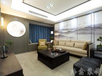 新中式風格家居裝修裝飾室內(nèi)設計效果-G620-3